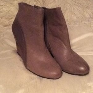 Vince Camuto taupe booties